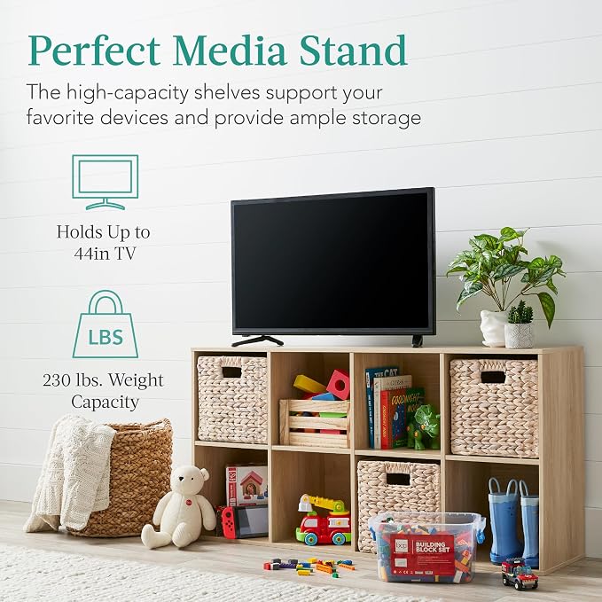 Best Choice Products 8-Cube Storage Organizer, 11in Shelf Opening, Display Shelf - Image 6