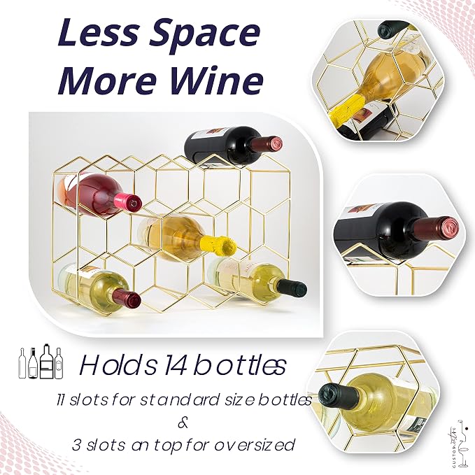 Gusto Nostro Countertop Wine Rack - Image 3
