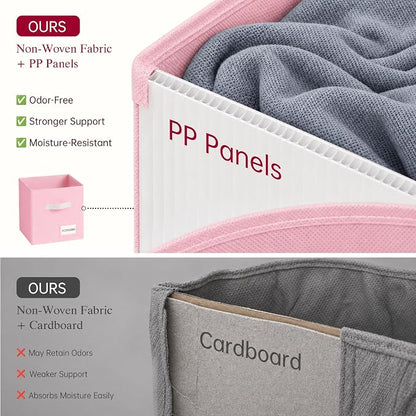 Storage Cubes 8 Pack, 11 Inch Fabric Storage Cubes Organizer Bins - Image 9
