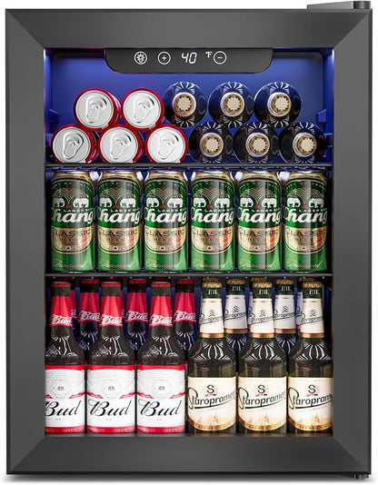 1.7 Cu.Ft Beverage Refrigerator Cooler by Feelfunn