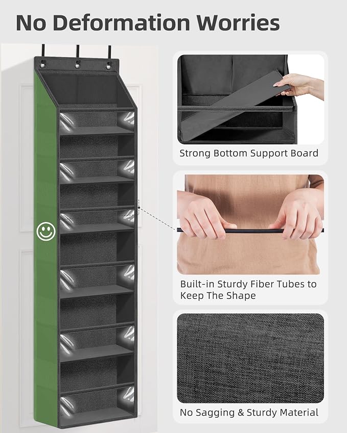 STORAGE MANIAC Over the Door Organizer Large Capacity Hanging Organizer - Image 3