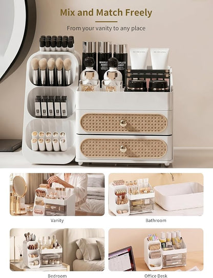 Booklov Makeup Organizer for Vanity, Large Capacity Cosmetic Display Case - Image 8