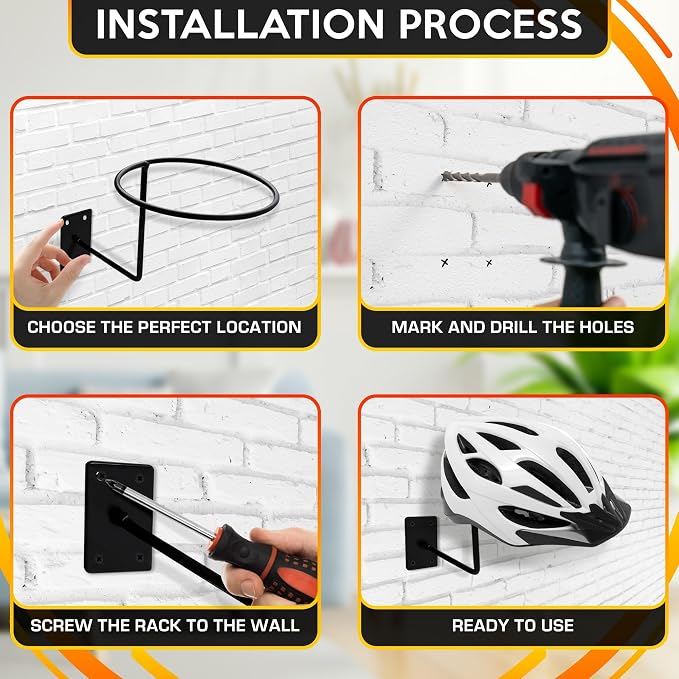 9 Pcs Basketball Holder Wall Mount - Image 6