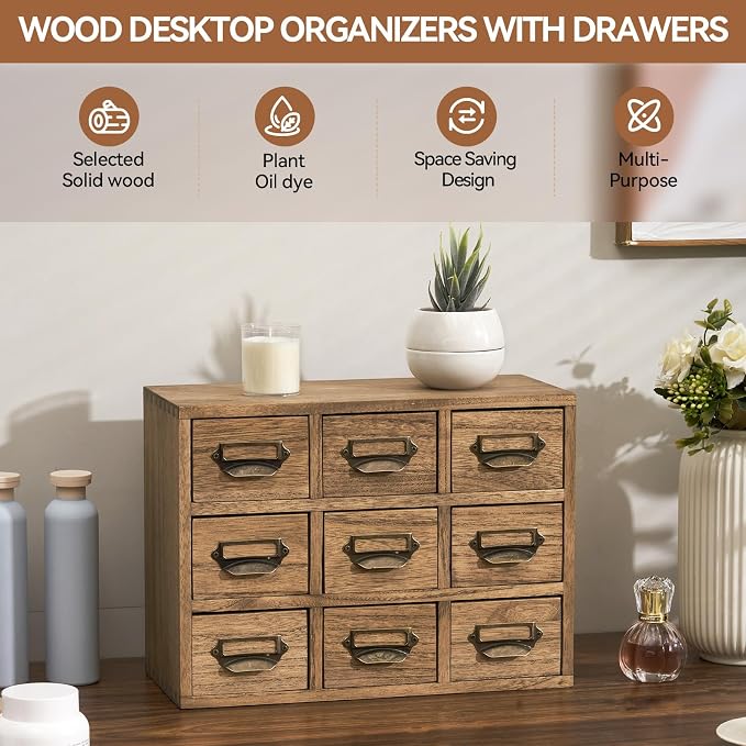 KIRIGEN Wooden Desk Organizer - Image 4