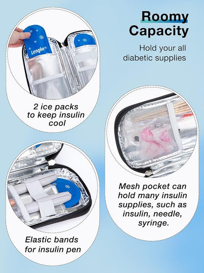 Insulin Cooler Travel Case TSA Approved, Insulin Pen Case, Medication Cooler - Image 4