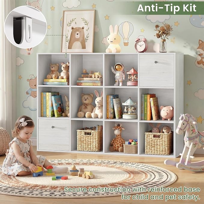 12 Cube Storage Organizer, Bookcase - Image 7