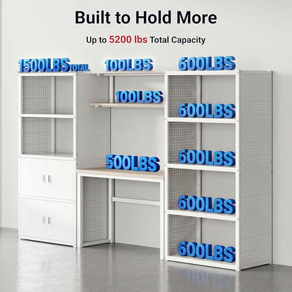 FLEXIMOUNTS 117"W Modular Garage Storage Cabinet - Image 8