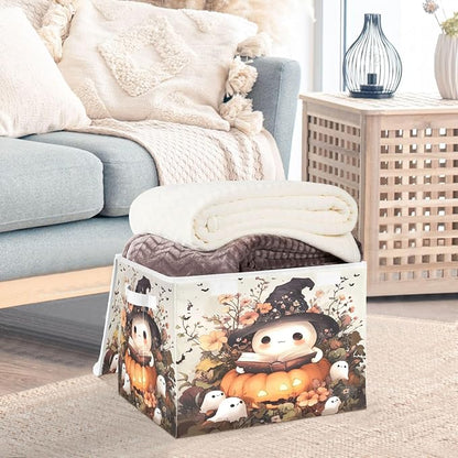 Ghost Wearing Witch Hat Storage Bins - Image 5
