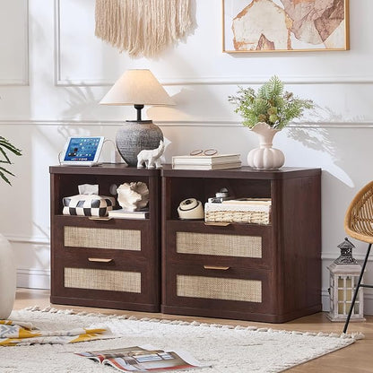 LEYAOYAO Rattan Nightstands - Image 5