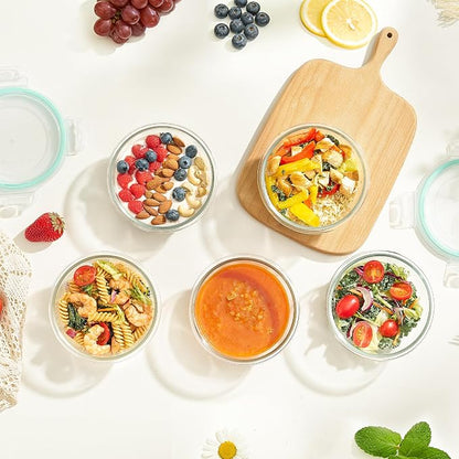 Vtopmart 5Pack 22oz Glass Storage Containers - Image 5