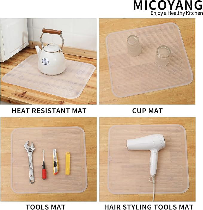 Silicone Dish Drying Mat for Multiple Usage, Easy clean, Eco-friendly, - Image 4