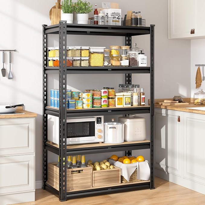 DurayLoly Storage Rack, 60.01" H x 28.01" W x 14.01" D Shelves by Durayloly