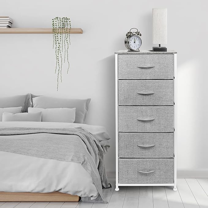 Sorbus Nightstand with 5 Drawers - Image 2