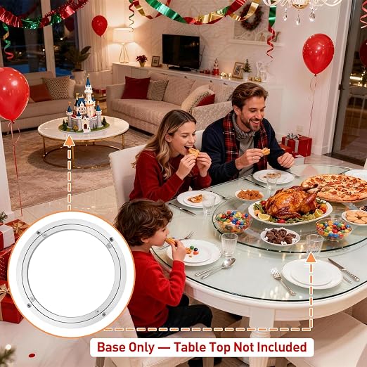 TamBee 16 Inch Lazy Susan Hardware Heavy Duty Metal Rotating Hardware Large - Image 9