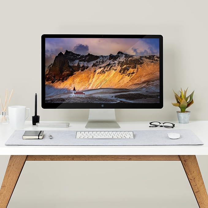 Premium Felt Desk Mat | Large 15.75" x 36" | Multifunctional Desk Pad - Image 2