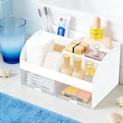 Makeup Organizer with 2 Drawers, Cosmetic Storage - Image 2