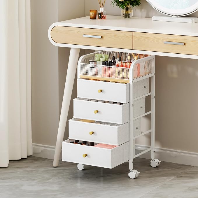 SWTYMIKI Rolling Makeup Organizer Cart - Image 9