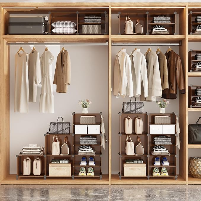 AWTATOS Closet Organizer 6 Cube Storage Shelves Portable Closet Clothes - Image 5