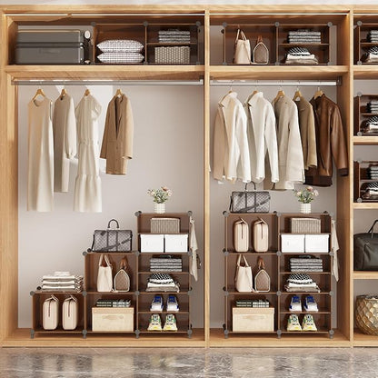 AWTATOS Closet Organizer 6 Cube Storage Shelves Portable Closet Clothes - Image 5