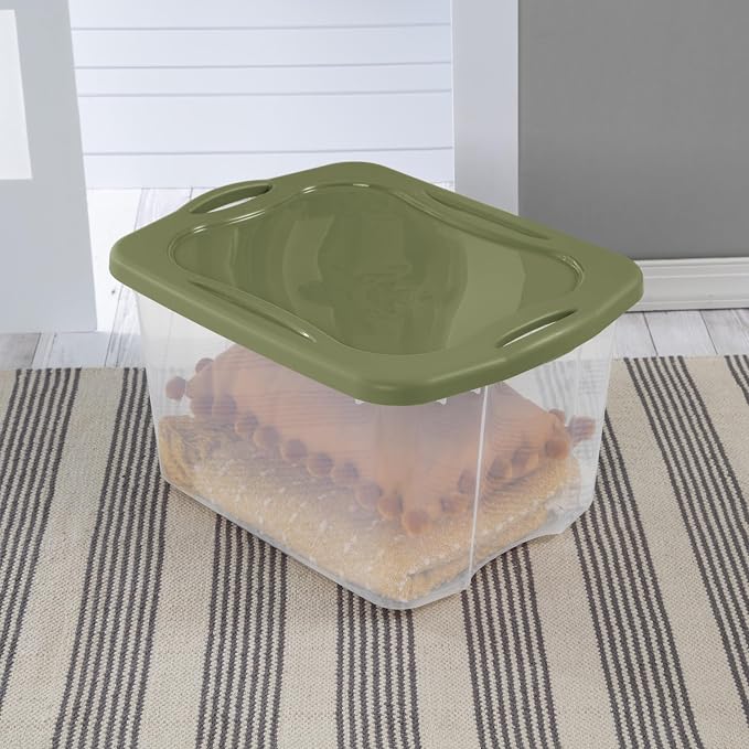 70 Quart Heavy-Duty Plastic Storage Bin - Image 6