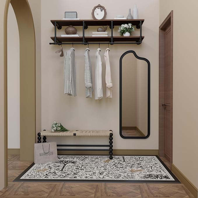 Wall Mounted Clothes Rack 12 Inch Deep, 60 Inch Heavy Duty Garment Rack - Image 5