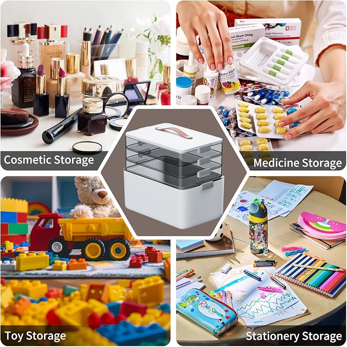 CTIME 4-Tier Extra-Large Medicine Organizer - Image 8