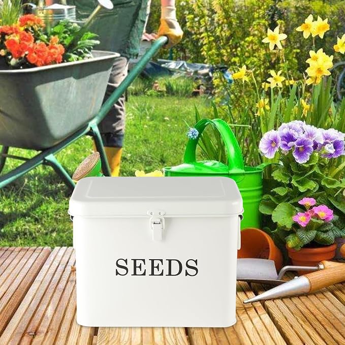 Seed Storage Organizer, T-Shape Compartment Seed Box - Image 4