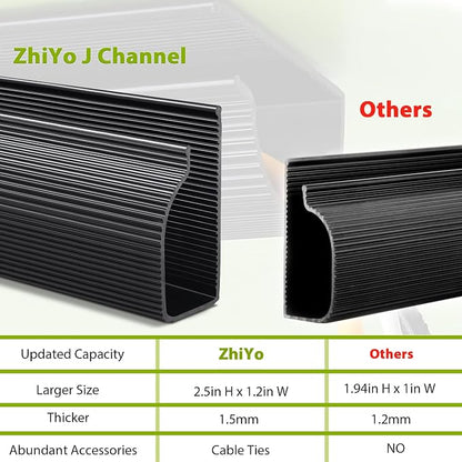 Cable Management Under Desk Self Adhesive Cable Raceways Channel - Image 5