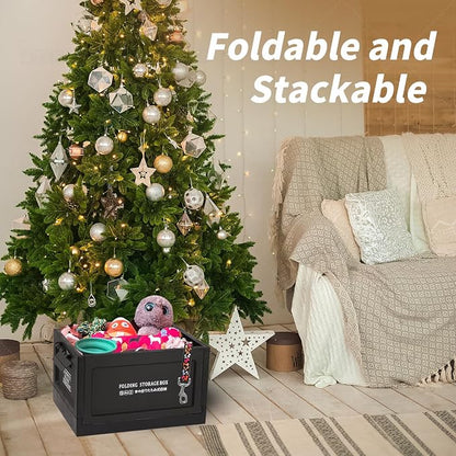 Collapsible Storage Bins with Lids, Portable Foldable Box with 2 Side Doors - Image 7
