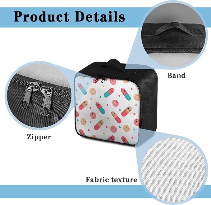 Family Medicine Storage Bag Pill Bottle Organizer - Image 5