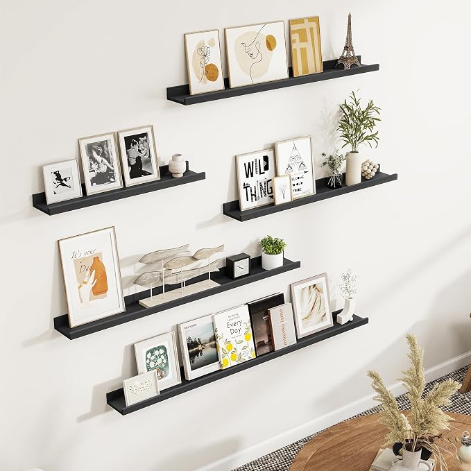 Fun Memories Picture Ledge Shelf, 24 Inch Picture Shelves - Image 2