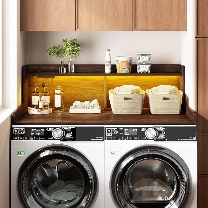 Aheaplus Washer and Dryer Countertop, 2-Tier Laundry Countertop Cover - Image 6