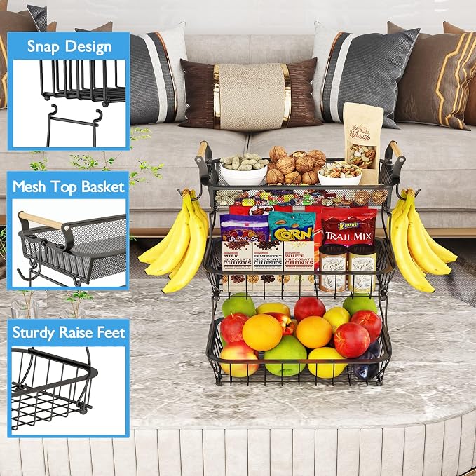 ANTOPY 3 Tier Fruit Basket - Image 4
