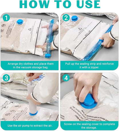 10 Pack Jumbo Space Saver Vacuum Storage Bags Seal Bags - Image 7