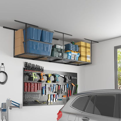 FLEXIMOUNTS 2x8 Garage Storage Rack, Adjustable Overhead Storage Organization - Image 5