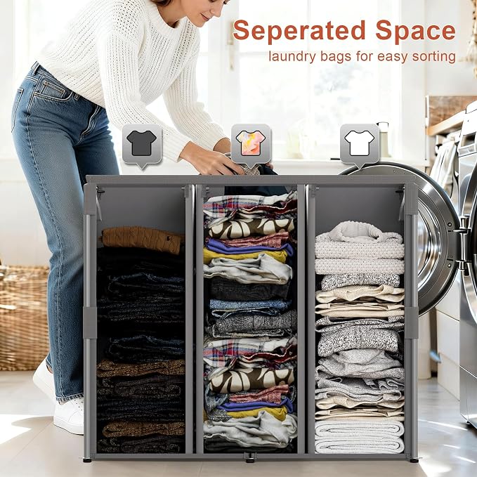 WOWLIVE 180L Laundry Hamper - Image 2