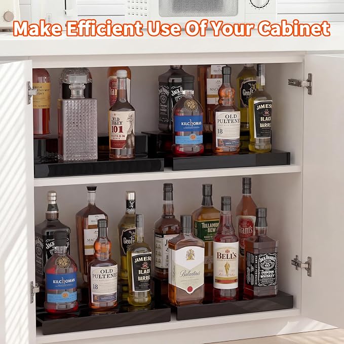 JUESHA 2 Tiers Bar Shelves for Liquor Bottles - Image 6