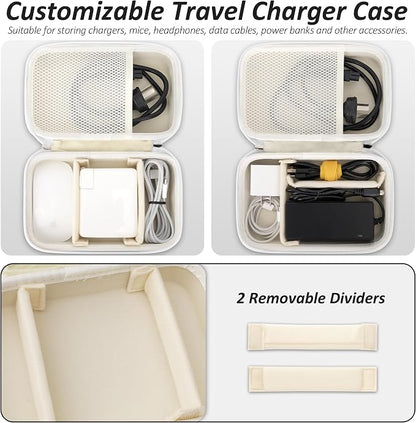 Charger Case for Macbook, Portable Tech Electronic Organizer Bag, Small Travel - Image 4