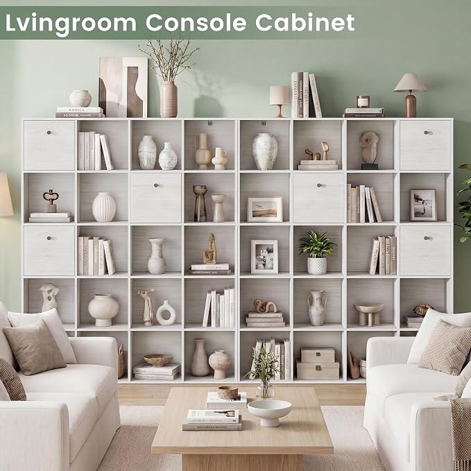 20 Cube Organizer Shelf, Storage Book Shelf, Freestanding Bookcase - Image 6