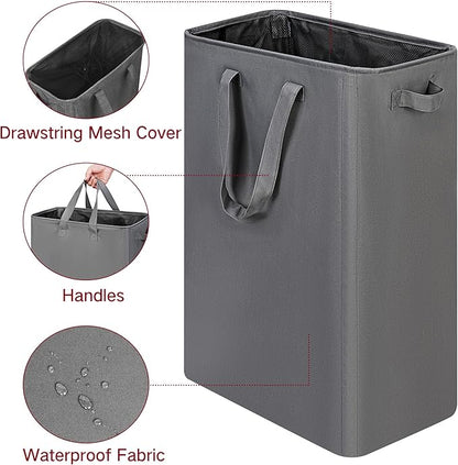 efluky Slim Laundry Basket, Narrow Laundry Hamper - Image 3
