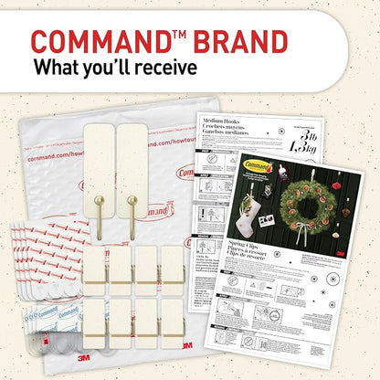 Command Mixed Hooks Pack, Vanilla Bean Limited Edition, 2 Medium Hooks - Image 8