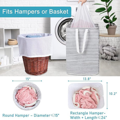 Polecasa Heavy Duty Diamond Mesh Laundry Bag, Machine Washable, Commercial Grade - Image 8