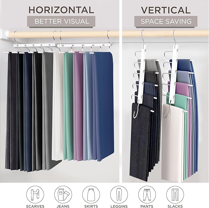 MORALVE Pants Hangers Space Saving - Image 4