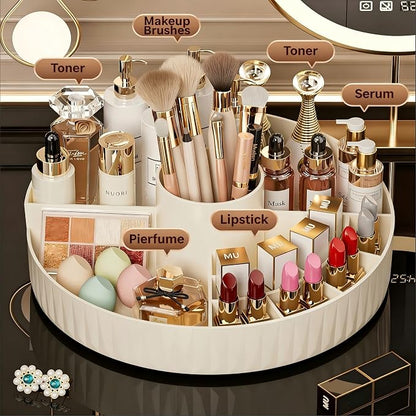 Azurphoric 360° Rotating Makeup Organizer | Large Capacity Multi-Compartment - Image 5