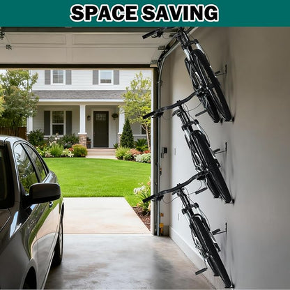 EVERHANGER Wall Mount Bike Pedal Hanger, Heavy-duty Garage Bike Rack, - Image 6
