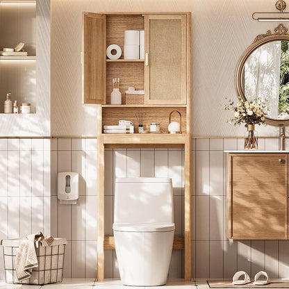 Over the Toilet Storage Cabinet, Bathroom Storage Cabinet - Image 3