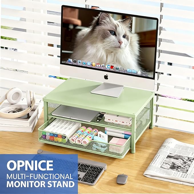 OPNICE Computer Monitor Stand Riser, Desk Organizer - Image 5