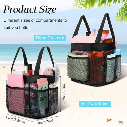 Hillban 4 Pcs Mesh Shower Caddy Portable Shower Caddy - Image 2