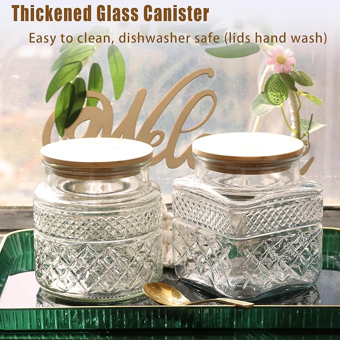 Viovian Decorative Glass Jar - Image 5