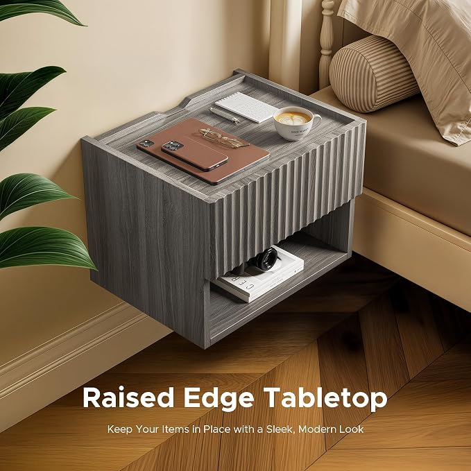 Floating Nightstand Bedroom Bedside Table - Image 8